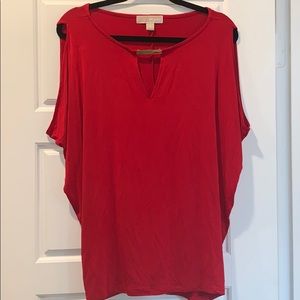 Michael Kors red blouse